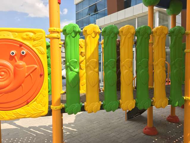 Latvia Outdoor children`s playground parts